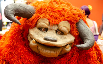 A Ludo cosplay from Labyrinth