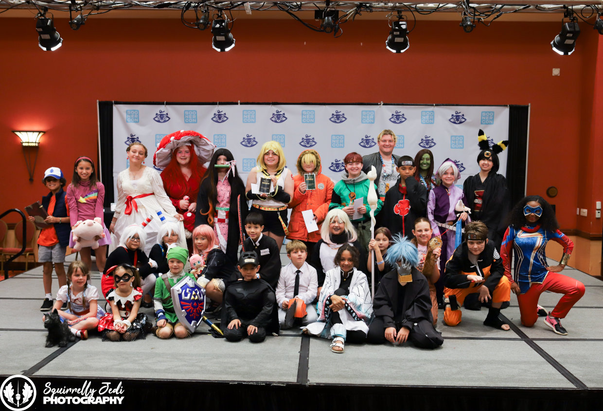 Kids Cosplay competitors