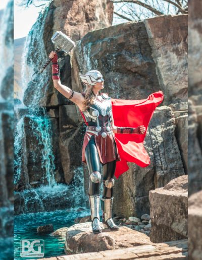 Susie Creates dressed as Mighty Thor
