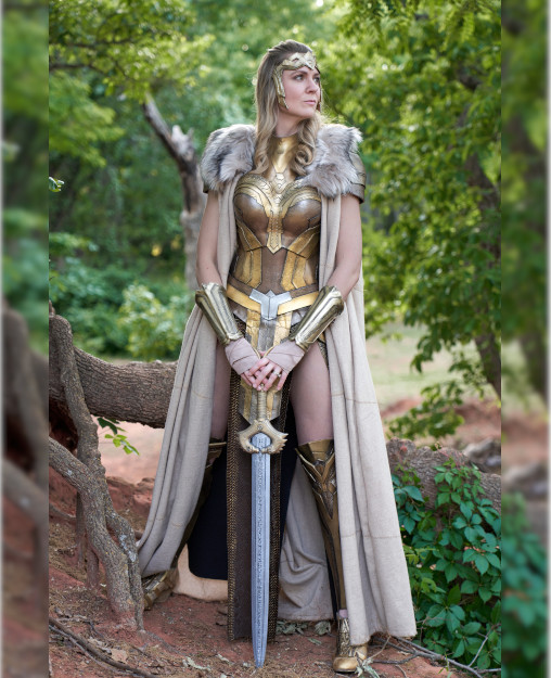 Susie Creates dressed as Queen Hippolyta